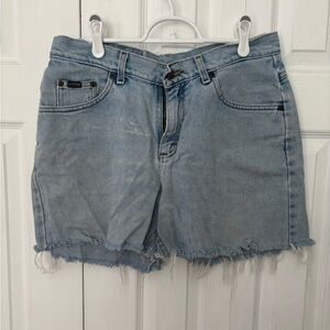 Riders by Lee Light Blue Jean Shorts